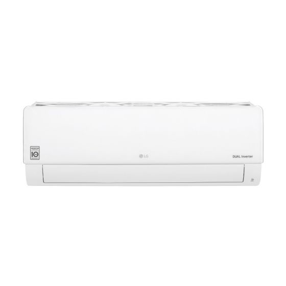 LG Dual Cool Split Inverter Air Conditioner, 2.25 HP, Cooling and Heating, White - S4-W18KL3AB without Cantilever