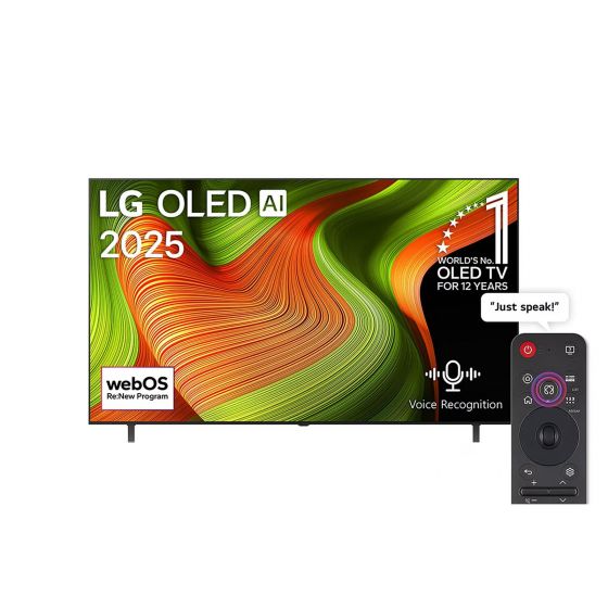 تلفزيون سمارت  ال جي 77 بوصة، LED، دقة 4K UHD، بريسيفر داخلي - OLED77B56LA
