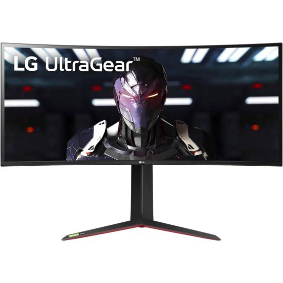 LG UltraGear 34 Inch QHD IPS Curved Gaming Monitor, 160Hz, 1ms, Black - 34GN850-B