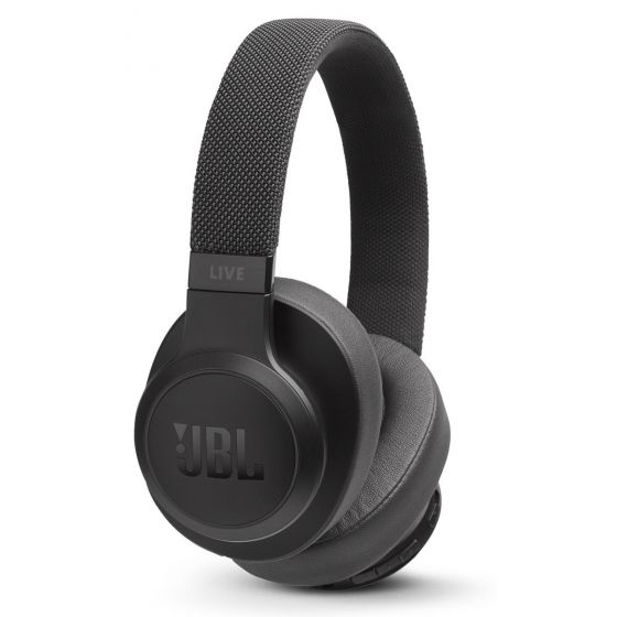 JBL Live Over-Ear Wireless With Microphone, Black - LIVE 500BT