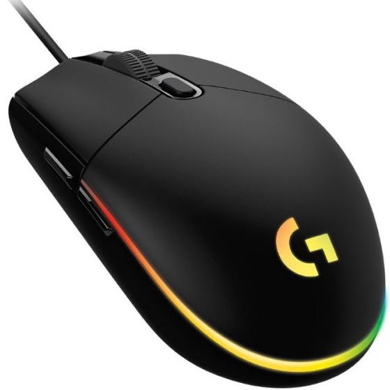 ماوس العاب سلكي لوجيتك ضوئي، اسود - G102