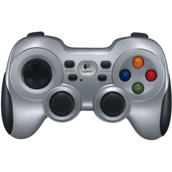 Logitech F710 Wireless Gaming Controller, Silver/Black - 940-000145