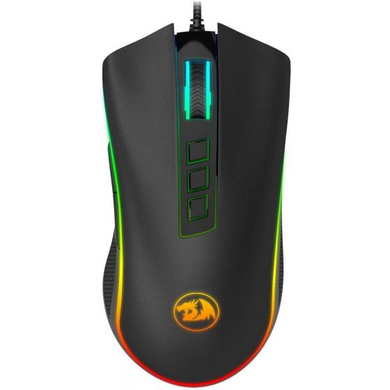 Redragon Cobra Chroma Gaming Wired Mouse, Black – M711