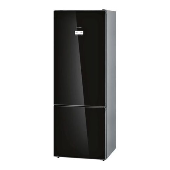 Bosch Freestanding Refrigerator, No Frost, 2 Doors, 22 FT, Stainless Steel - KGN56LB30U