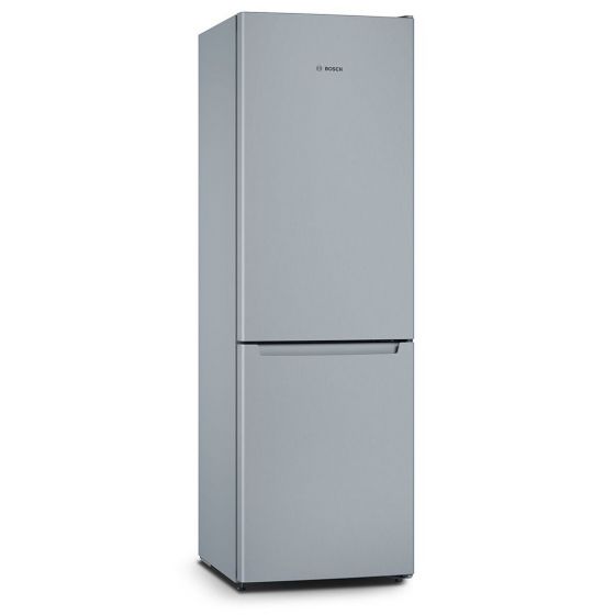 Bosch Serie 2 No-Frost Freestanding Refrigerator, 302 Liters, Stainless Steel- KGN36NL30U