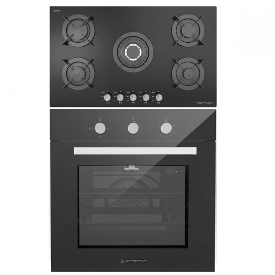 مسطح غاز بلت ان ايكوماتيك 5 شعلات - S947CMC، فرن غاز بلت ان 60 سم - G6404GT