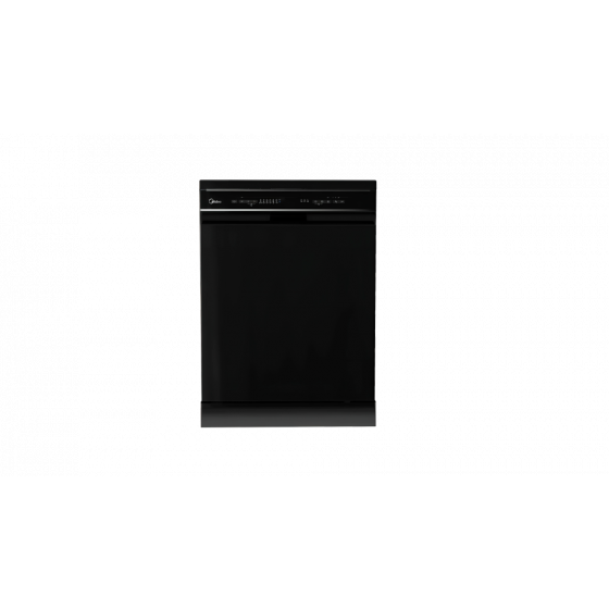 Midea Freestanding Dishwasher, 14 Persons, Black - MDWEF1433D-B-WI-EG
