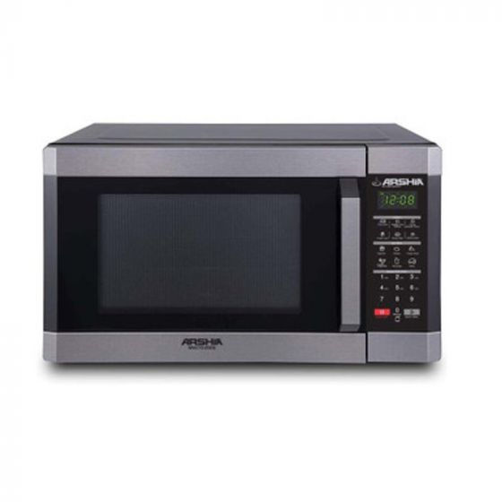Arshia Microwave With Grill, 42 Liter - Silver