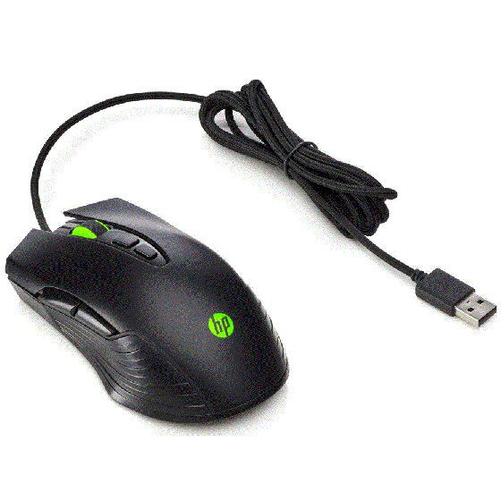 ماوس العاب اتش بي X220 بإضاءة خلفية، اسود - 8DX48AA