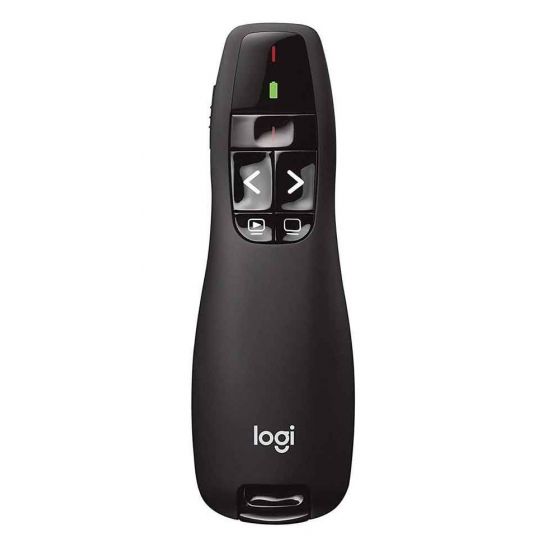 Logitech R400 Wireless Laser Presentation Remote Control- Black