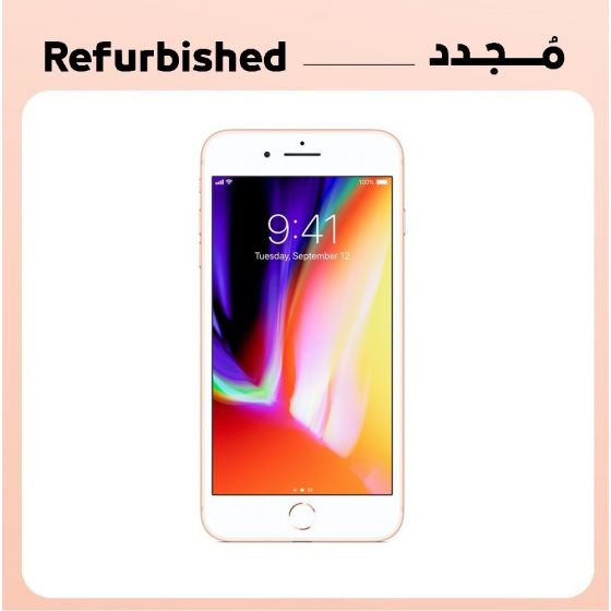 Refurbished Apple iPhone 8 Plus, 256GB, 3GB, 4G LTE- Gold, Platinum Grade- One Year Warranty Warranty from the Seller
