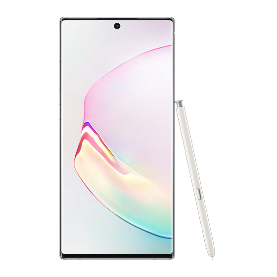 Samsung Galaxy Note 10+ Dual Sim, 256GB, 4G LTE - Aura White