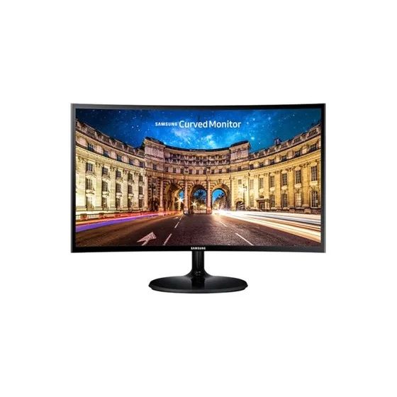 Samsung 24 Inch Full HD LED Curved Monitor, Black- LC24F390FHMXUE 