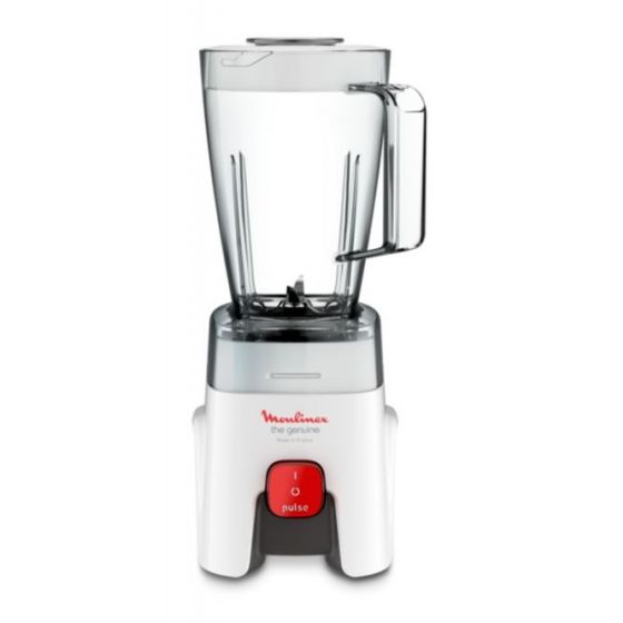 Moulinex Genuine Countertop Blender, 1.75 Liter, 500 Watt, White - LM242B25