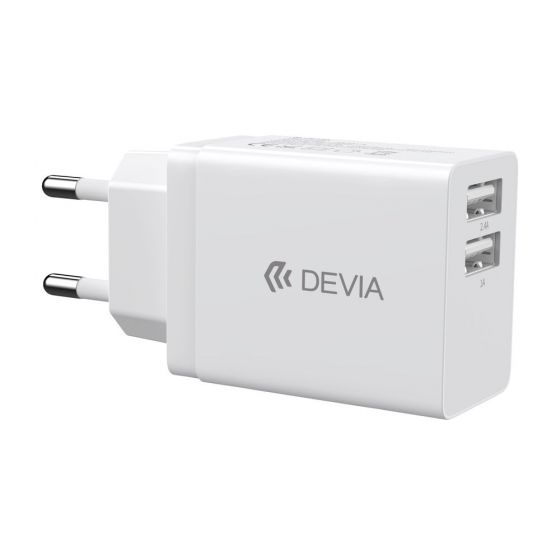 Devia Smart Series 2 USB Charger - White
