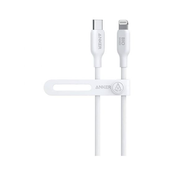 كابل شحن USB-C الى لايتنينج انكر 542، طوله 3 قدم، ابيض - A80B1H21