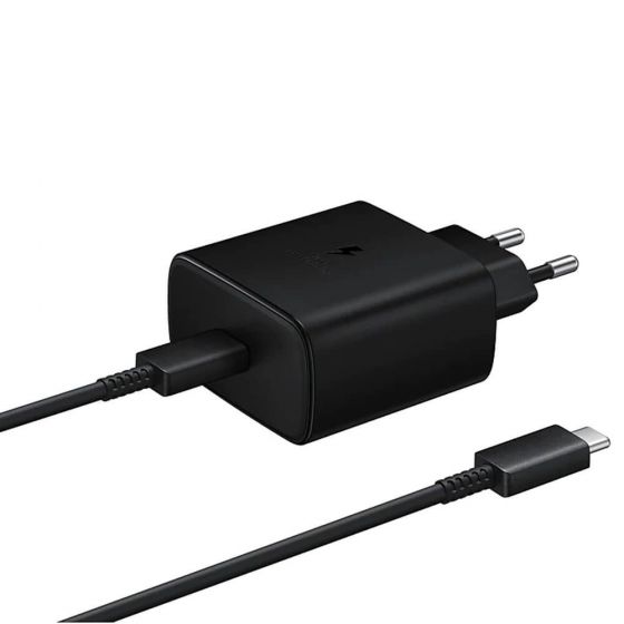 شاحن حائط سريع سامسونج، USB فئة C - اسود