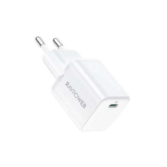 Ravpower Wall Charger, 20 Watt, USB-C Port,  White - PC1055
