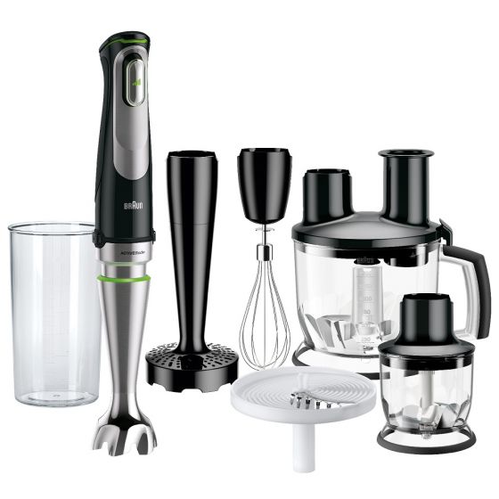 Braun MultiQuick 9 Hand Blender, 1000 Watt, Black - MQ 9087