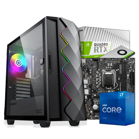Cyberzone Aplha Build V.1 Intel Core i7-11700 - 32GB RAM - NVIDIA Quadro RTX 4000 8GB