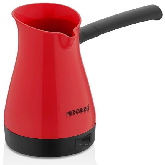 Media Tech Turkish Coffee Maker, 1000 Watt, Red - MT-15R