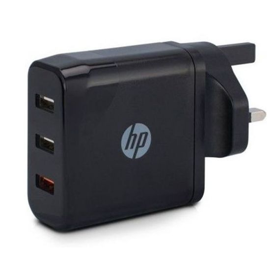HP USB Wall Charger, 5.4A, Black - 2UX34AA
