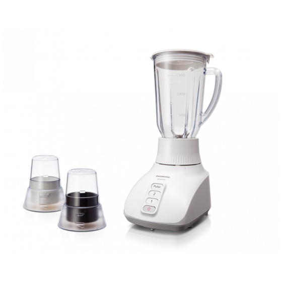 Panasonic Blender 1.5 Liters, 400 Watts, White- MX-EX1521