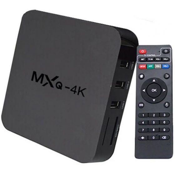 MXQ Android 4K TV Box, 8GB - Black