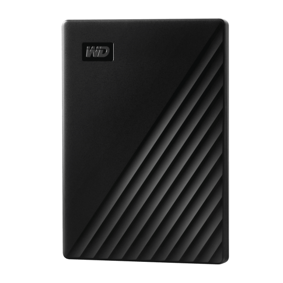 Western Digital My Passport, 4TB Hard Drive, Black
