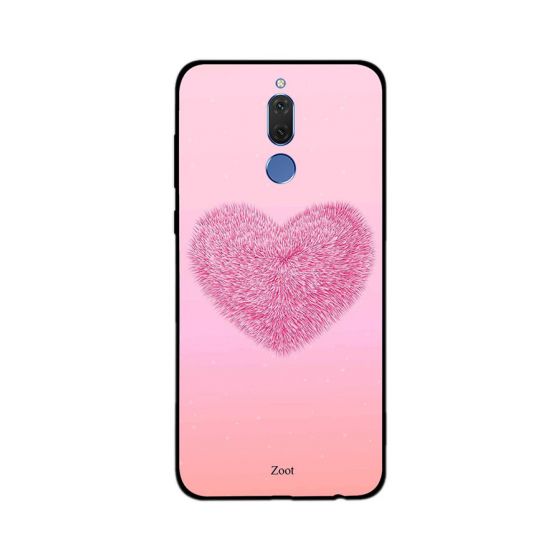 Zoot Soft Heart Printed Back Cover For Huawei Mate 10 Lite , Pink