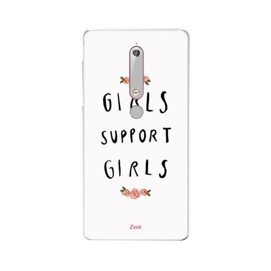 Zoot Girls Support Girls Printed Back Cover for Nokia 6 (2018) 