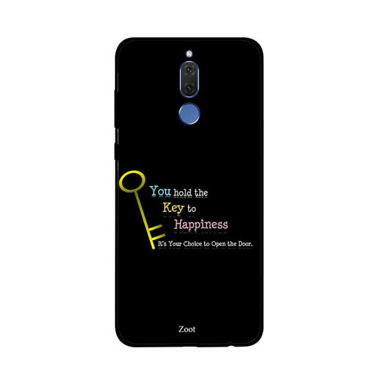 Zoot You Hold The Key To Happiness Back Cover For Huawei Mate 10 Lite , Black