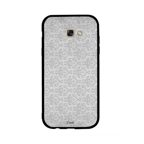Zoot Grey Floral Pattern Back Cover for Samsung Galaxy A7 2017