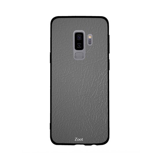 Zoot Grey Light Leather Pattern Back Cover for Samsung Galaxy S9 Plus