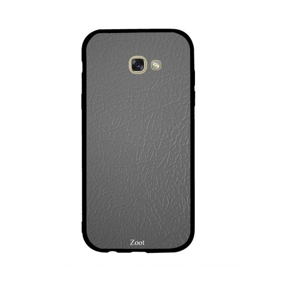 Zoot Grey Light Leather Printed Back Cover For Samsung Galaxy A7 2017