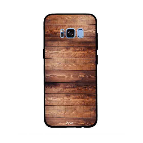 Zoot Embossed Wooden Pattern Printed Back Cover For Samsung Galaxy S8 Plus , Brown