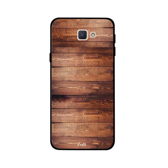 Zoot Embossed Wooden Pattern Printed Back Cover For Samsung Galaxy J5 Prime , Brown