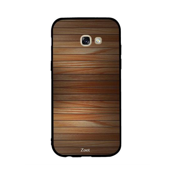 Zoot Natural Wooden Pattern Printed Back Cover For Samsung Galaxy A5 2017 , Light Brown And Dark Brown