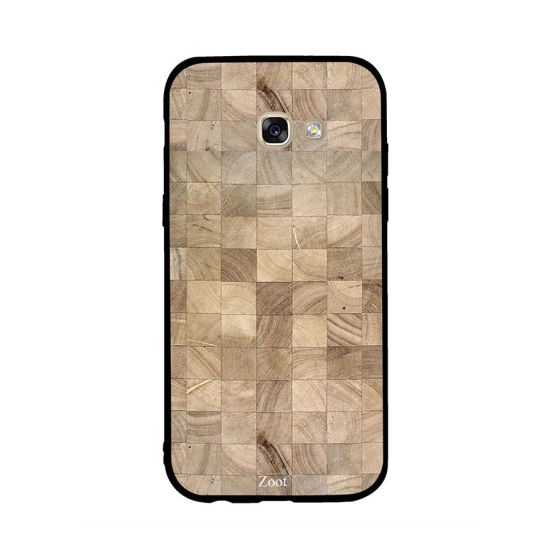 Zoot Square Wooden Pattern Printed Back Cover For Samsung Galaxy A5 2017 , Brown And Beige