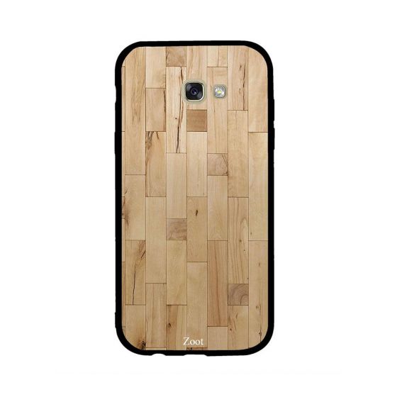 Zoot Light Wooden Pattern Printed Back Cover For Samsung Galaxy A7 2017 , Beige
