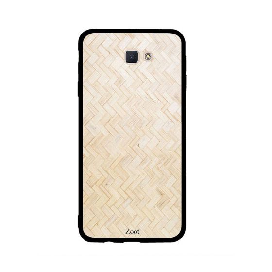 Zoot Wooden Pattern Printed Back Cover For Samsung Galaxy J7 Prime , Off White And Beige
