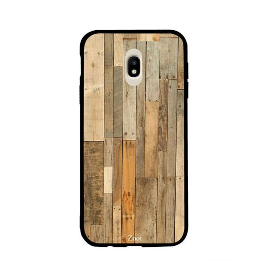 Zoot Old Wooden Pattern Printed Back Cover For Samsung Galaxy J7 Pro , Brown And Beige