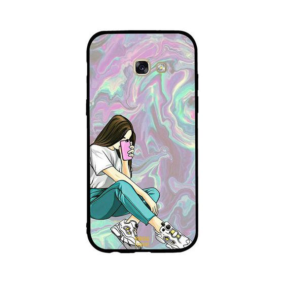 Moreau Laurent Taking Picture pattern Sticker for Samsung Galaxy A5 2017 - Multicolor