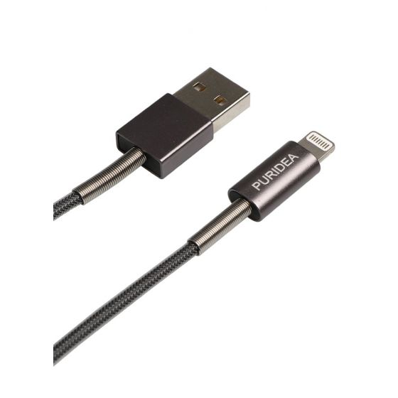 Puridea USB Cable, 1M, Gray- L12LT-GREY
