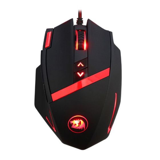 ماوس العاب سلكي ريدراجون، اسود واحمر - M801-RGB