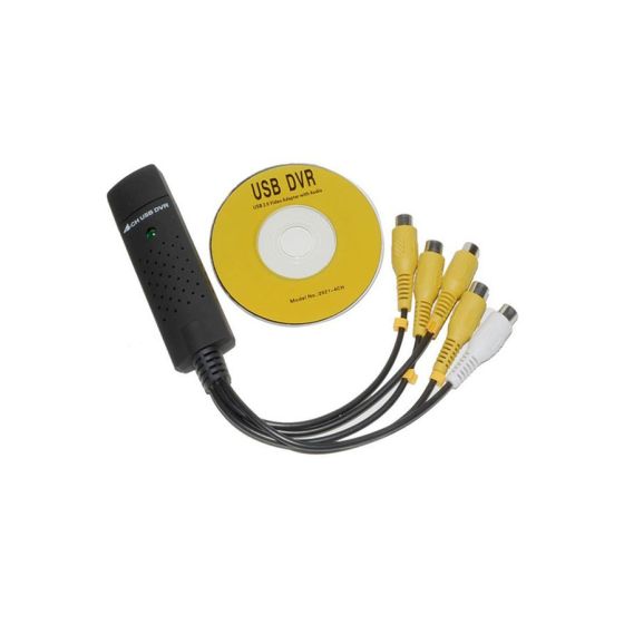 مجموعة وصلات ايزي كاب 4 قنوات لكاميرات المراقبة USB، متعدد الالوان - 2021-4CH