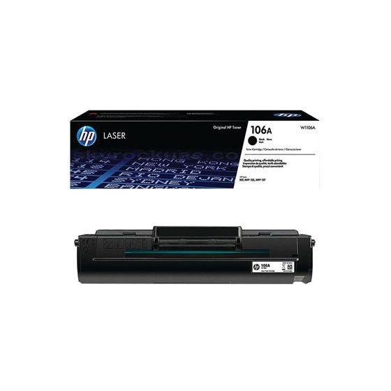 HP 106A Original Laser Toner Cartridge, Black - W1106A