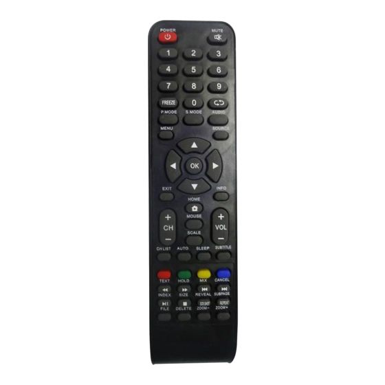 Remote Control for JAC Smart G-Hanz Royal TV - Black