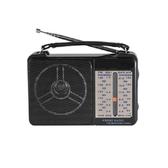 Golon Mini Electric Classic Radio, Black - RX-607AC
