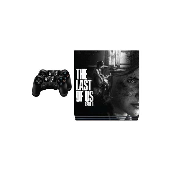 لاصقة بطبعة لعبة The Last of Us لجهاز سوني بلايستيشن 4 وأذرع التحكم، 4 قطع - FP-0420